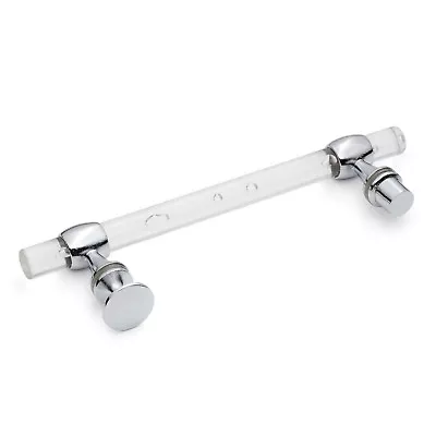 Pack Of 1 X Shower/Bath Clear Bubble Crystal Door Handle/Knob Chrome K006. • $18.48