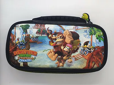 Nintendo Switch Donkey Kong Country Tropical Freeze Deluxe Travel Case Carrying • $34.99