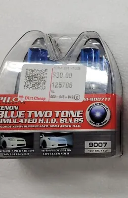Pilot Automotive Xenon Blue Two Tone Simulated H.I.D. Bulbs 12V 60/55W 9007 • $12