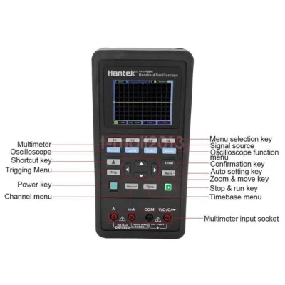 £162 • Buy Hantek Handheld Oscilloscope 2D72 2CH 70MHz + Multimeter + 25M Signal Generator