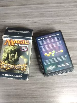 Magic The Gathering MTG Onslaught Starter Tournament Deck Pack (ENGLISH) 2003 • $35