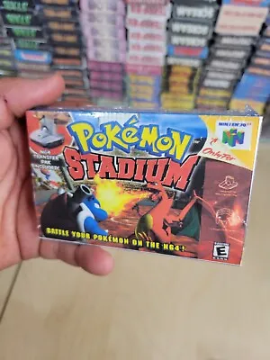 Pokemon Stadium Nintendo 64 N64 CUSTOM MAGNET BOX 4.25in X 3in • $10