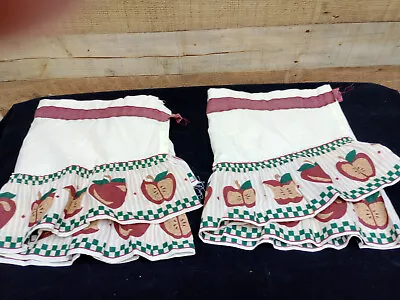 2 - Vintage Apple Kitchen Curtain Valances 48 W • $12.50