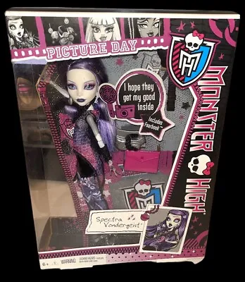 Monster High Spectra Vondergeist Doll Picture Day Fearbook Mattel NIB • $88.88