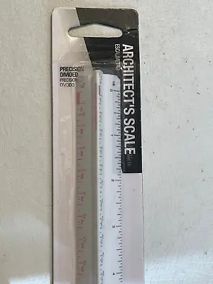 Triangular Architect Scale - 12  Ruler - US Standard -Precision Divided -Plastic • $9.99