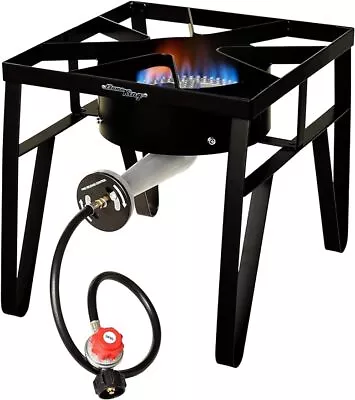 Heavy Duty 200K BTU 0-20 PSI Propane Gas Cooker Outdoor Stove Home Brewing • $104.66