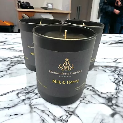 Milk & Honey Scented Candle By Alexander’s 350g  • £8.99