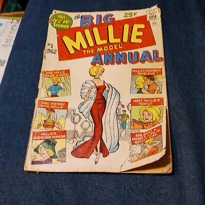 Millie The Model Annual 1 Marvel Comic Origin Millie As Cleopatra Stan Lee Pinup • $87.96