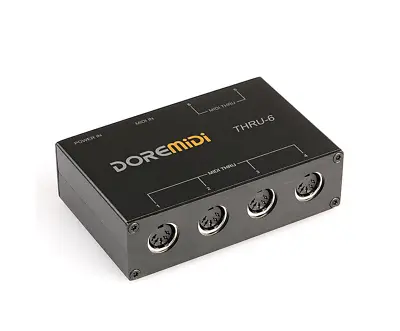 DOREMiDi MIDI THRU 6 Thru Box Controller • $35