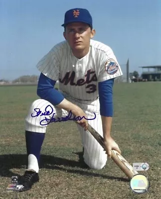 Signed  8x10 BUD HARRELSON New York Mets Autographed Photo - MLB Hologram • $15.99