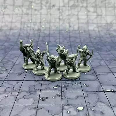 Orc Warband (Set Of 6) Dungeons And Dragons Miniatures DnD D&D Mini 32mm Lot • $7.42