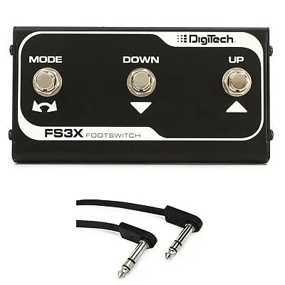 DigiTech FS3X 3-button Foot Switch With Flat Cable • $67.99
