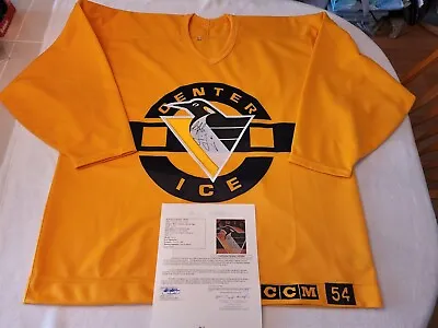 MARIO LEMIEUX / JAROMIR JAGR Signed PENGUINS Jersey JSA COA Full LOA SIZE 54 • $799.99