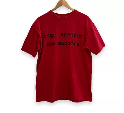 Vtg 90s Rage Against The Machine Molotov Cocktail Concert Band Shirt Nirvana Red • $124.99