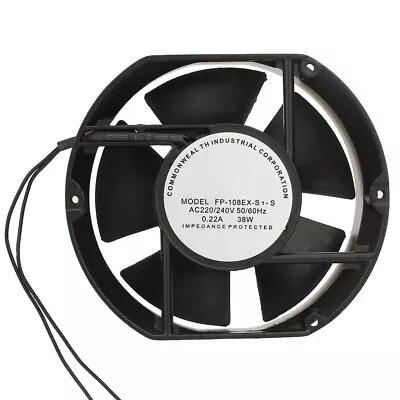 FP-108EX S1-S AC Axial Fan 38W Oval Ball Bearing Ventilation Cooling Fan • $33.79