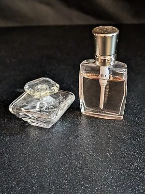 Vintage MIRACLE By LANCOME Mini Perfume .17 Oz AND Tresor Bottle  • $10