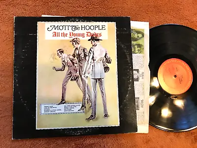 Mott The Hoople All The Young Dudes LP Vinyl 1972 Columbia David Bowie Kc31750! • $39