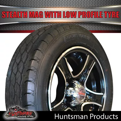 Low Profile Boat Trailer 14  HT Holden Stealth Mag Wheel Rim 175/65R14C LT Tyre • $201