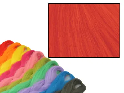 Cyberloxshop Phantasia Kanekalon Jumbo Braid Red Hair Dreads • £4.79