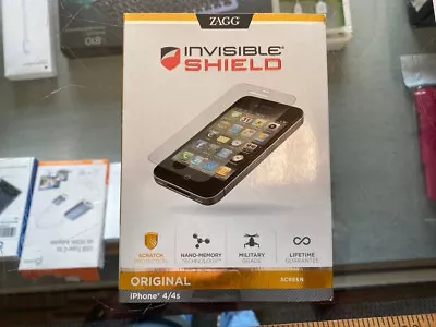 NEW Zagg Invisible Shield Apple IPhone 4/4S Full Body Dry Screen Protector • $8