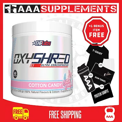 $79.90 • Buy Ehp Labs - Oxyshred | Ultra Concentration 300g (60 Serve) Pre-workout 