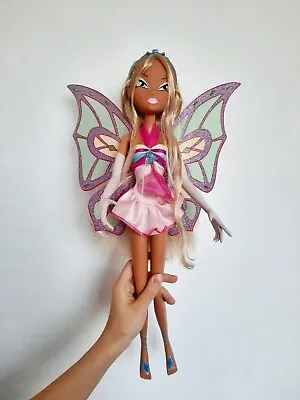 Winx Club Super Fate Enchantix Flora Doll Giochi Preziosi Large With Box • $229