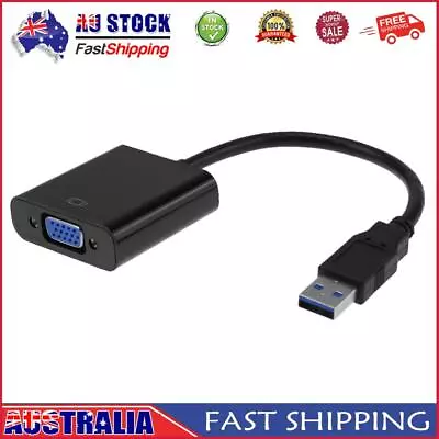 USB To VGA Adapter 1080P Graphics Card USB3.0 To VGA Converter Cable For Desktop • $15.19