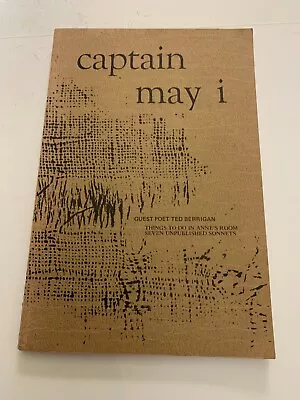 £36.67 • Buy 1969 Captain May I By James Humphrey Signed Softcover