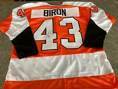 Flyers Martin Biron Signed Jersey With W/COA   • $74.99