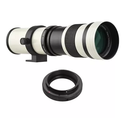 MF Super Telephoto Zoom Lens F/8.3-16 420-800mm+Adapter For Canon EF-Mount EOS • £79.99