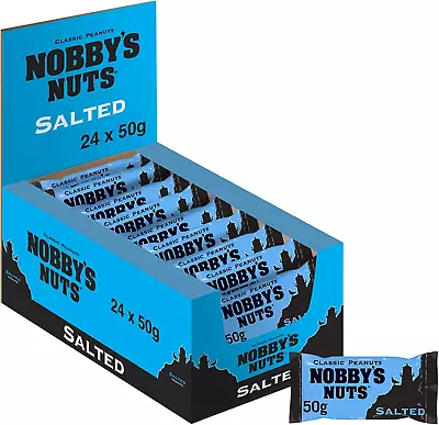 Nobby's Nuts Classic Salted Peanuts 50g Case Of 24 • £22.80