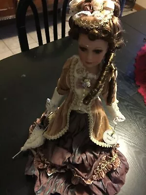 Porcelian Doll From  Home Art (francis) Good Condition With Stand • $35