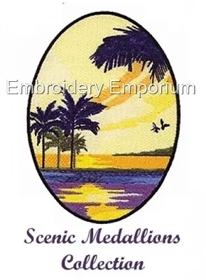 £8.95 • Buy Scenic Medallions Collection - Machine Embroidery Designs On Cd Or Usb