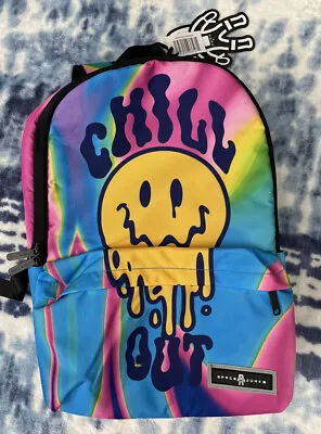 NWT! Tie Dye Chill Out Smiley Limited Edition Space Junk Backpack  • $40