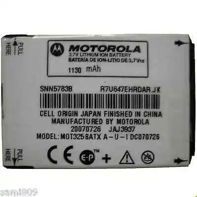 OEM SNN5783B Battery For Motorola Q Q9h C290 Deluxe IC902 V195 V197 V325i • $6.99