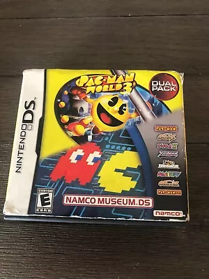 Pac-Man World 3 Namco Museum Dual Pack Nintendo DS CIB Authentic Rare Pacman • $300