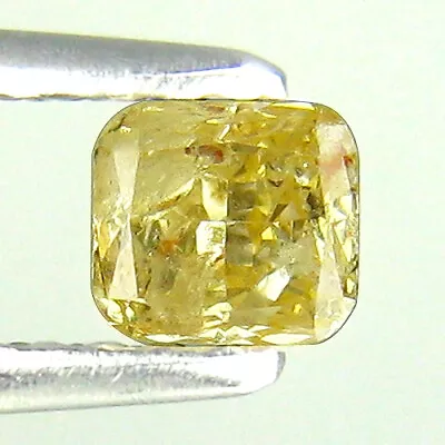 0.25Ct GORGEOUS ! UNTREATED NATURAL FANCY YELLOW DIAMOND FROM BELGIUM • $38.99