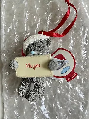 £2.49 • Buy Me To You Tatty Teddy Megan Christmas Tree Resin Ornament BNWT