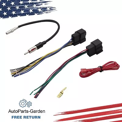 For Chevrolet Cobalt LT Coupe 2009 Car Stereo Wiring Harness + Antenna Adapter • $11.41
