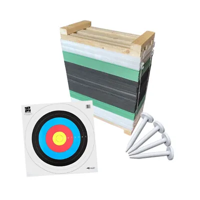 £54.99 • Buy Merlin Archery 60cm Layered Foam Target Bundle - Includes Target Face And 4 Pins