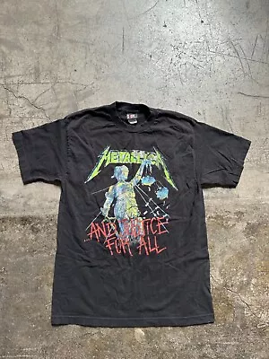 Vintage 90s Metallica And Justice For All Shirt Adult Large • $80