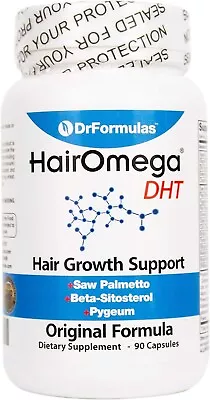 DrFormulas Original Hair Vitamins Without Biotin | HairOmega DHT Blocker | Hair • $68.91