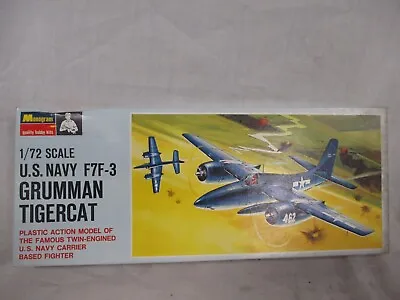 Monogram #PA163-100 U.S. Navy F7F-3 Grumman Tigercat Model Kit • $25