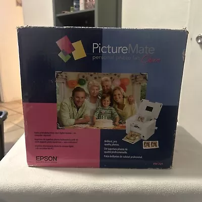 Epson PictureMate Charm PM 225 Digital Photo Inkjet Printer No Software Disc • $374.99