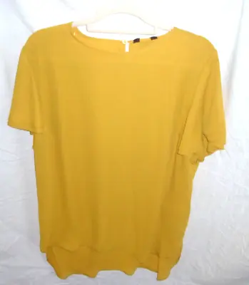 New Look Top Mustard Colour Size 16 Nwt • £4.99