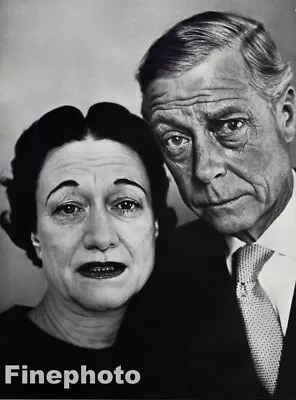 $219.26 • Buy 1957 Vintage PRINCE EDWARD DUKE & DUCHESS WINDSOR England RICHARD AVEDON 16x20