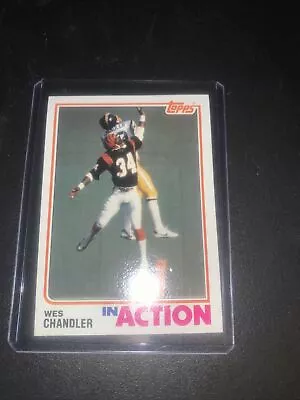 1982 Topps Football Wes Chandler IN ACTION Chargers #229 • $1.25