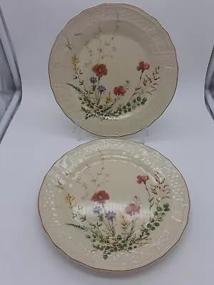 Set Of 2 Mikasa Fine Ivory Margaux 8  Salad Plates D-1006 • $14