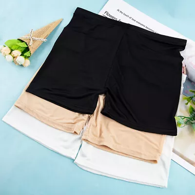 Women Soft Flat Lace Cotton Seamless Safety Short Pants Panties Summer Under ZSY • £5.60