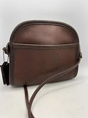 Vintage Coach Small Crossbody Bag Brown • $52